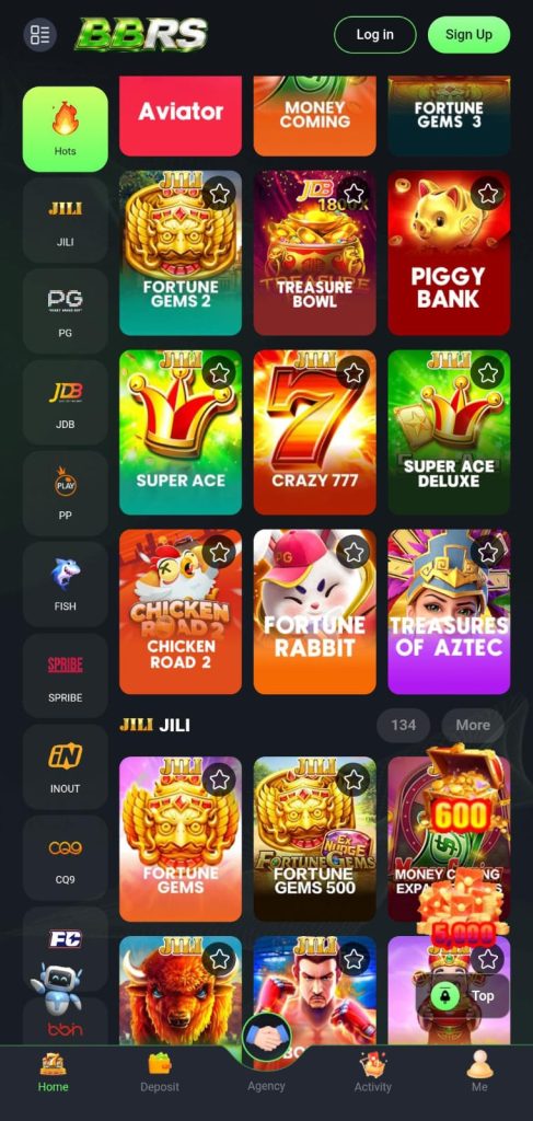 BBRS Game Interface