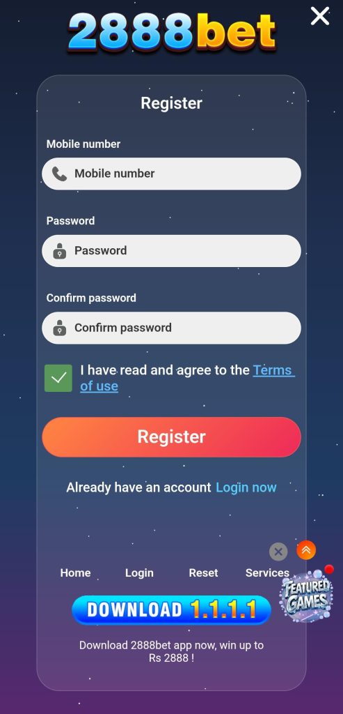 2888bet register