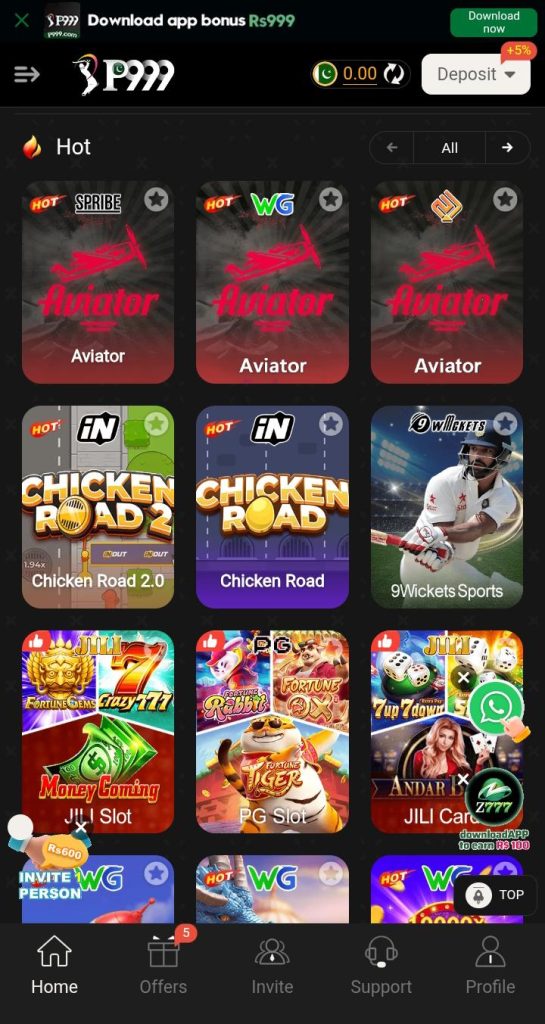 p999 game dashboard