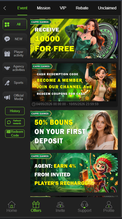 Daily offers and rewards