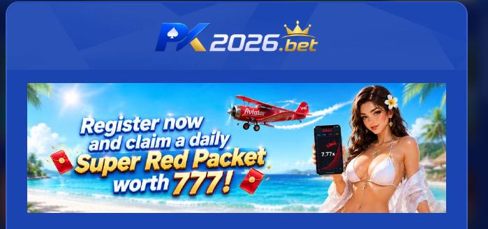 Register bonus offer displayed for new users on the PK2026 Game platform
